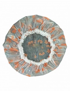 Stylist waterproof shower cap with lace (flower)
